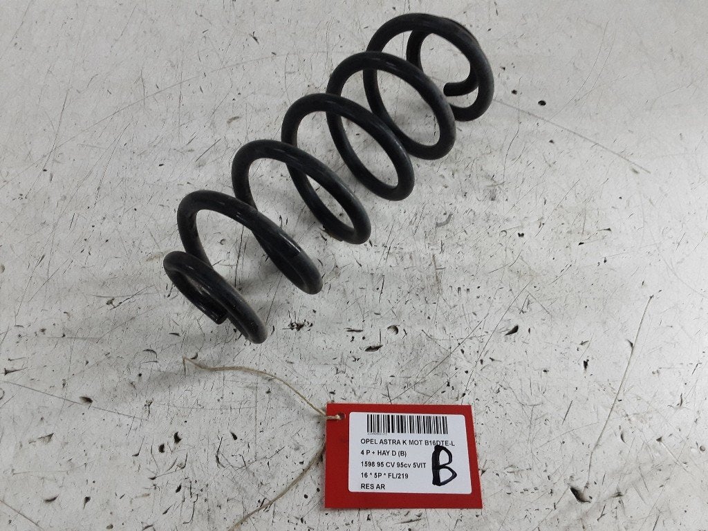 RESSORT DE SUSPENSION ARRIERE Opel Astra K (01-2015/12-2022), Autos : Pièces & Accessoires, Opel, Opel Automobile GmbH, Utilisé