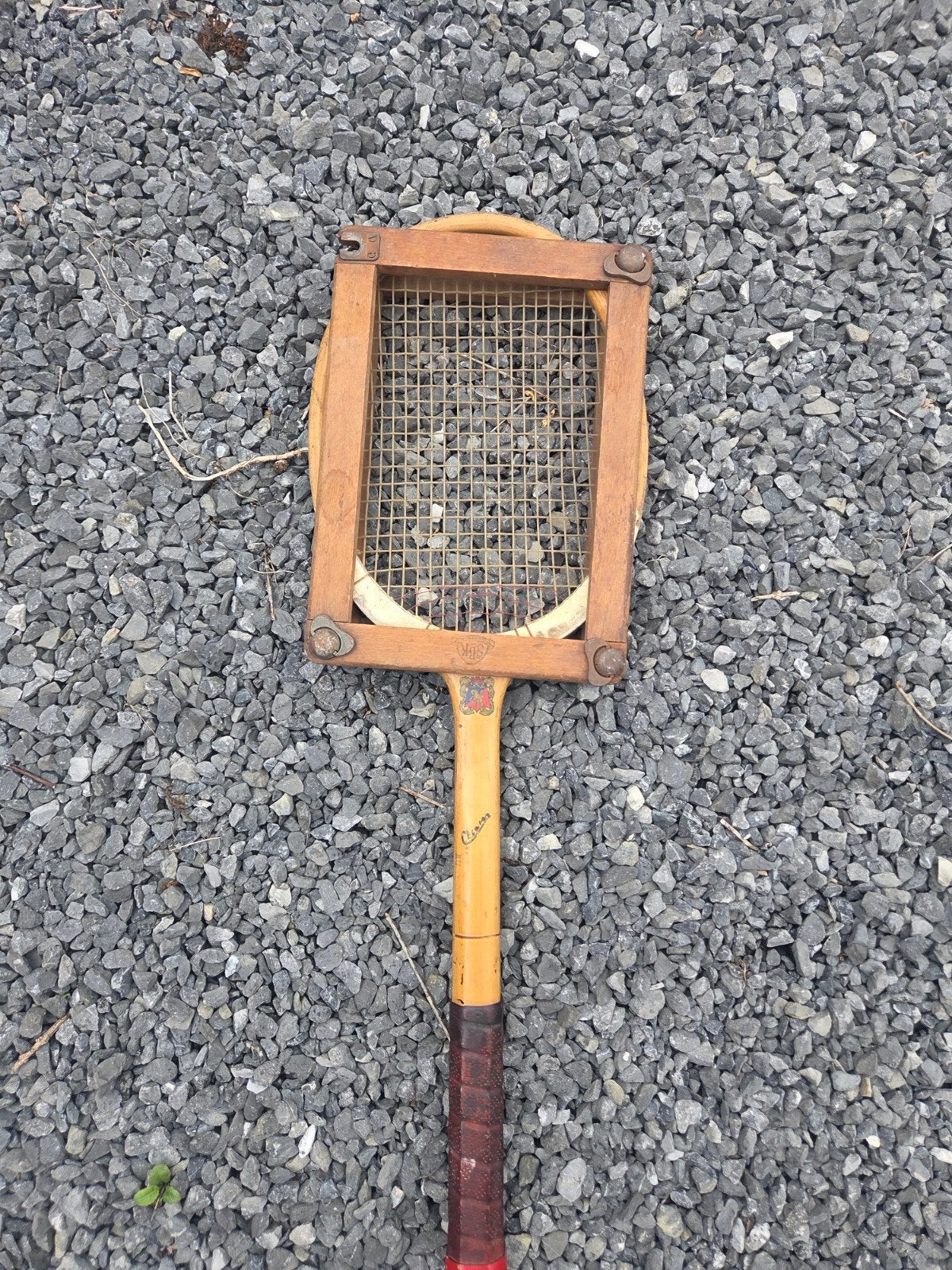 ancienne raquette de tennis, Sport en Fitness, Tennis, Ophalen of Verzenden, Gebruikt, Racket
