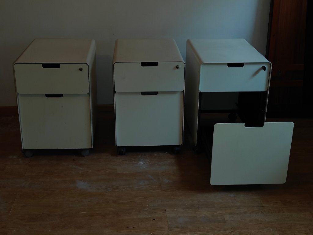 3 Vitra ladeblokken, Ophalen