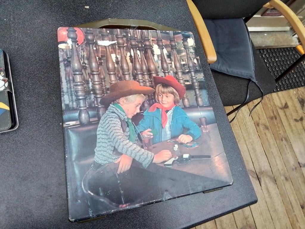 Vintage speelkoffer spelletjes, Ophalen