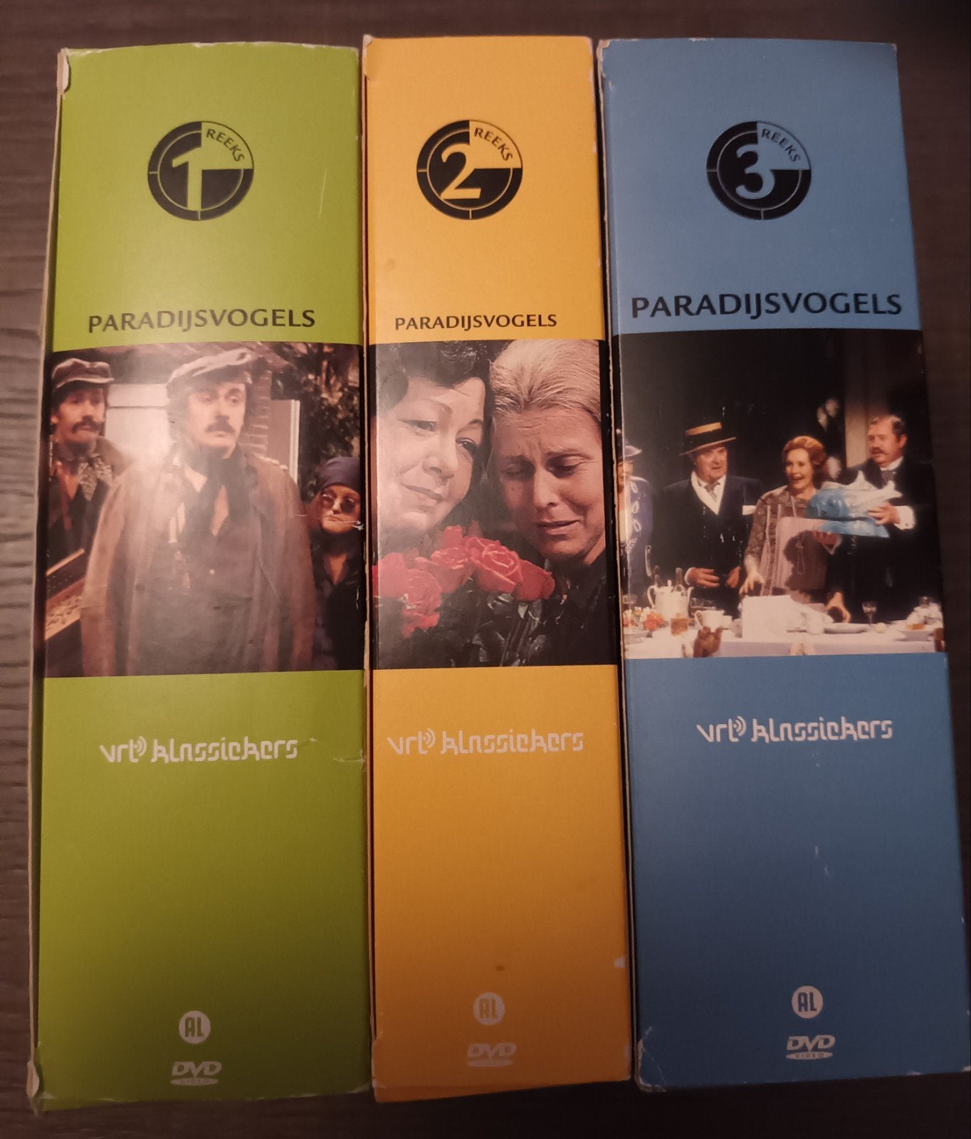 11-dvds complete reeks De Paradijsvogels, Enlèvement ou Envoi