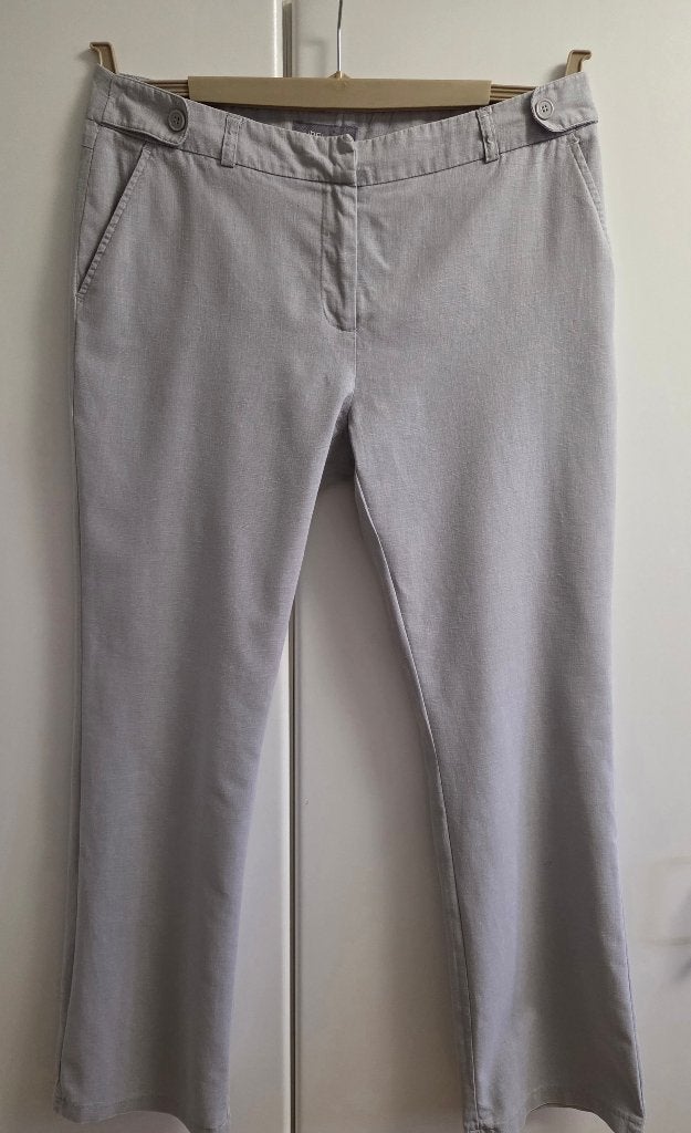 Licht grijze linnen broek, maat 40, Vêtements | Femmes, Culottes & Pantalons, Enlèvement ou Envoi, Comme neuf, Taille 38/40 (M)