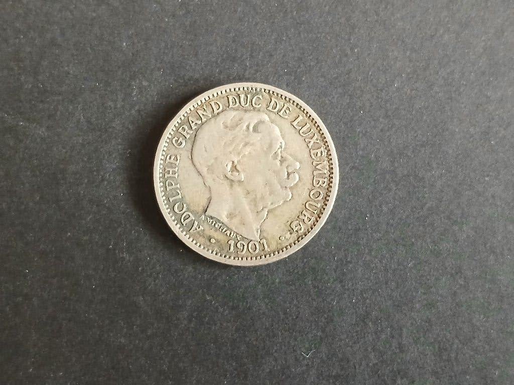 Pièce de 10 centimes Luxembourg 1901, Enlèvement, Autres pays, Monnaie en vrac