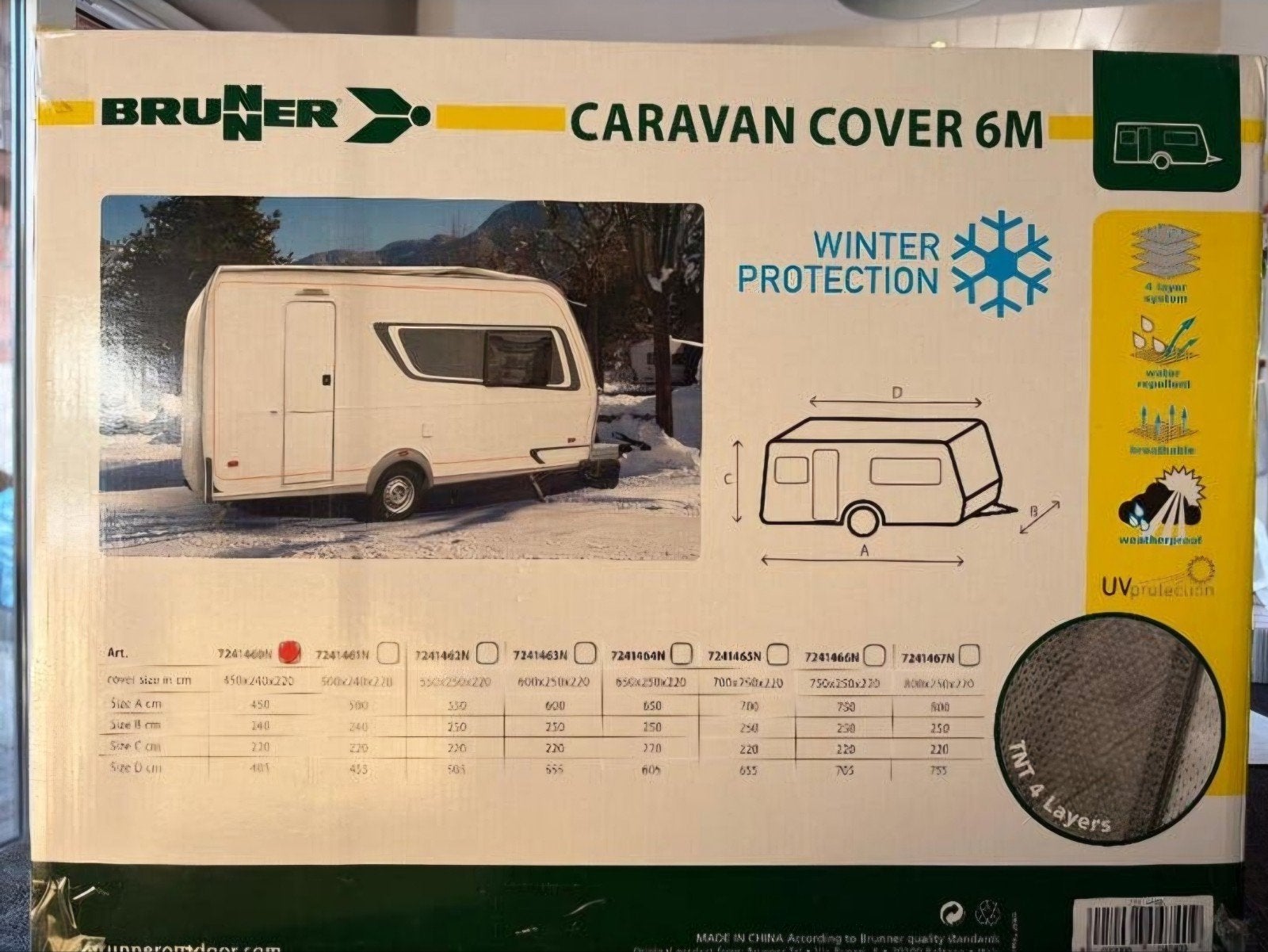 cover caravan afmeting zie foto, Caravans en Kamperen, Ophalen of Verzenden