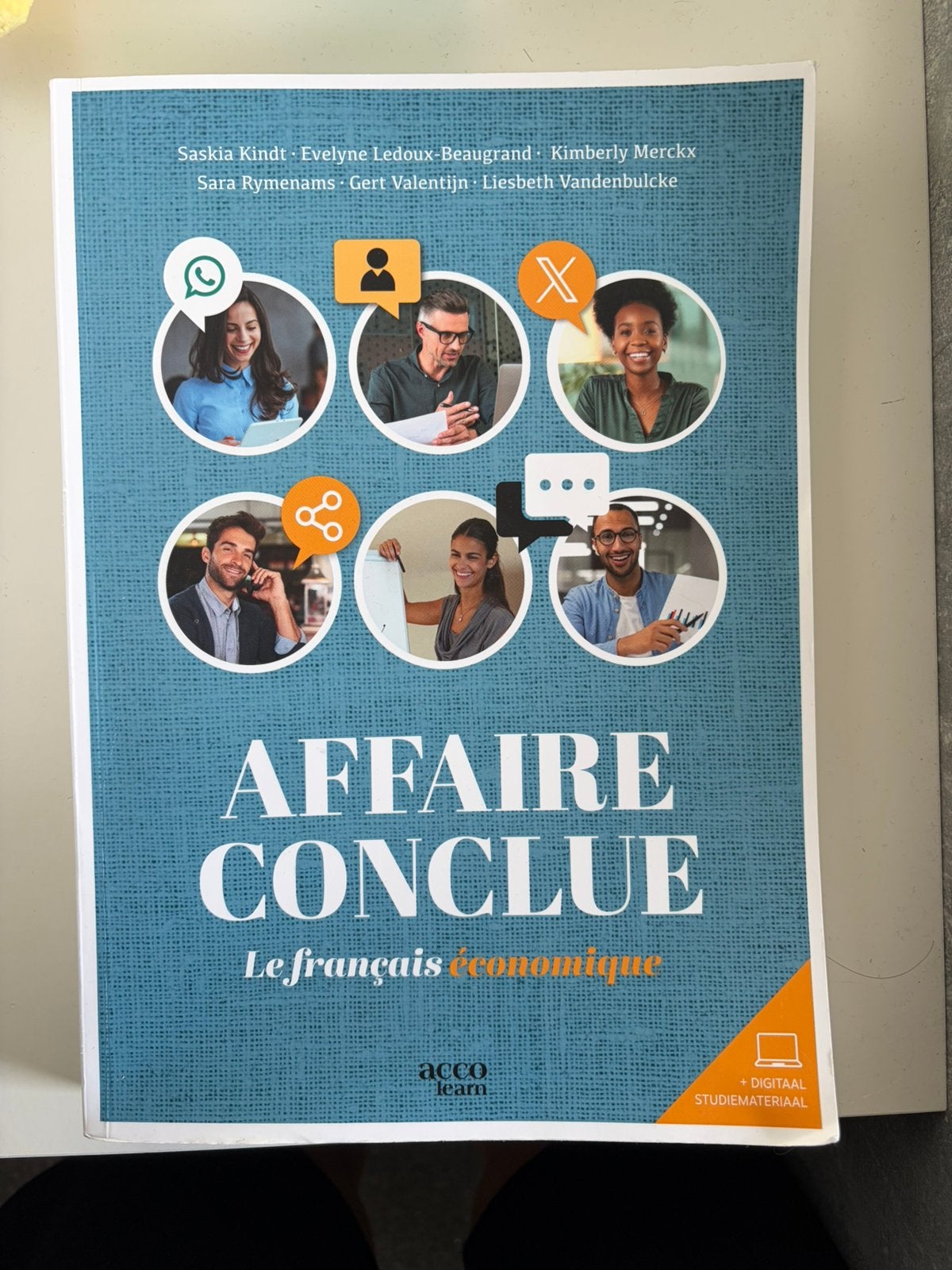 6 studieboeken – Duits, Frans & soft skills, Enlèvement, Utilisé, Allemand