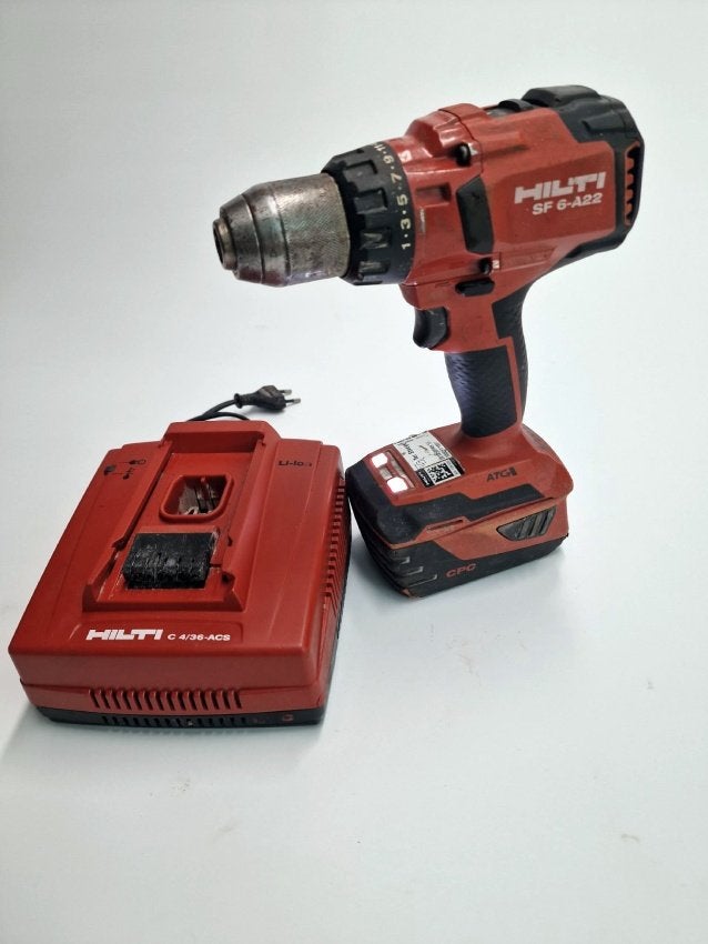 Hilti SF 6-A22 ATC accuboormachine, Ophalen of Verzenden, Gebruikt, Boor- en Schroefmachine, Variabele snelheid