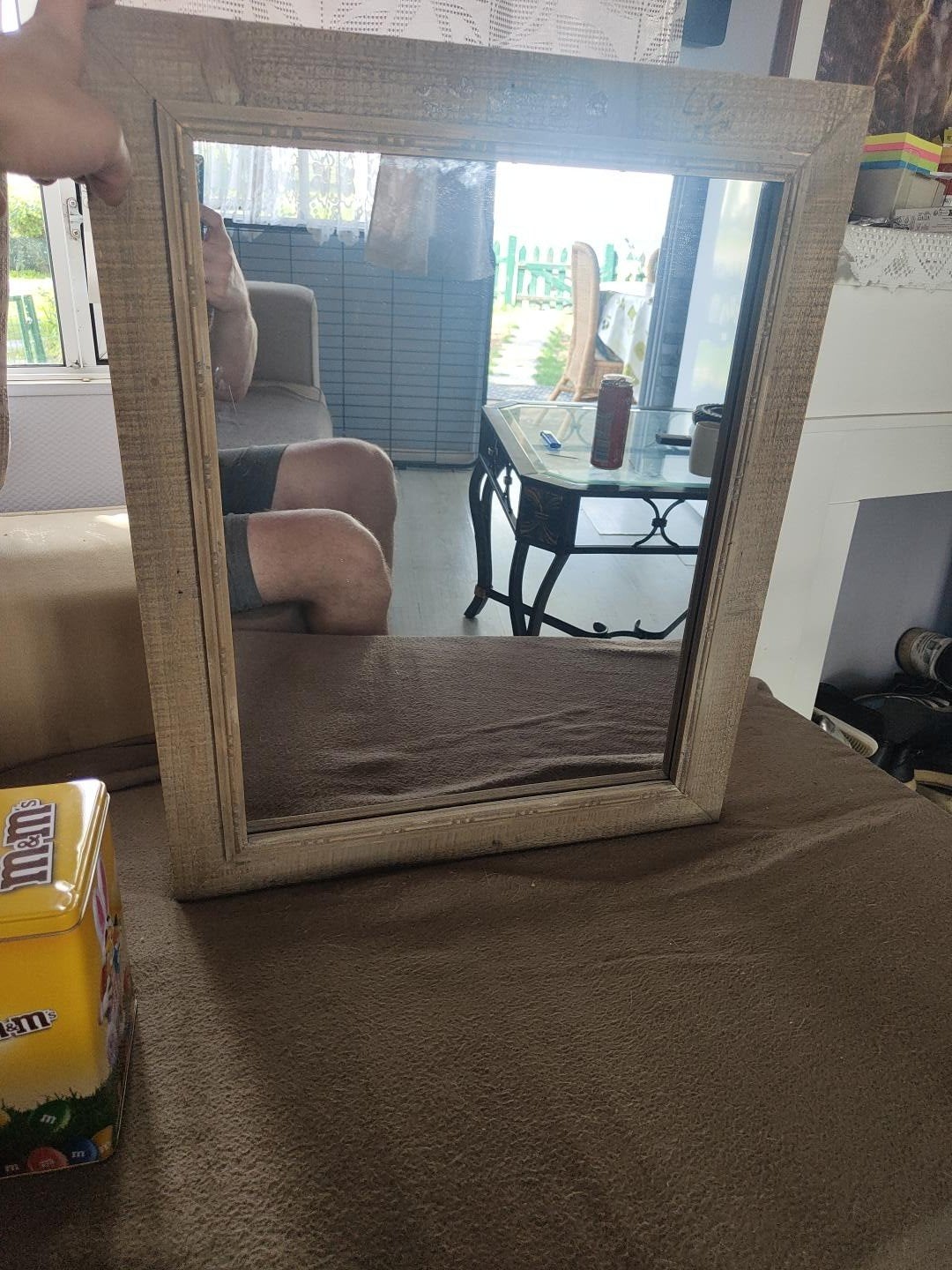 miroir environ 60×90 cm, Maison & Meubles, Accessoires pour la Maison | Miroirs, Enlèvement ou Envoi