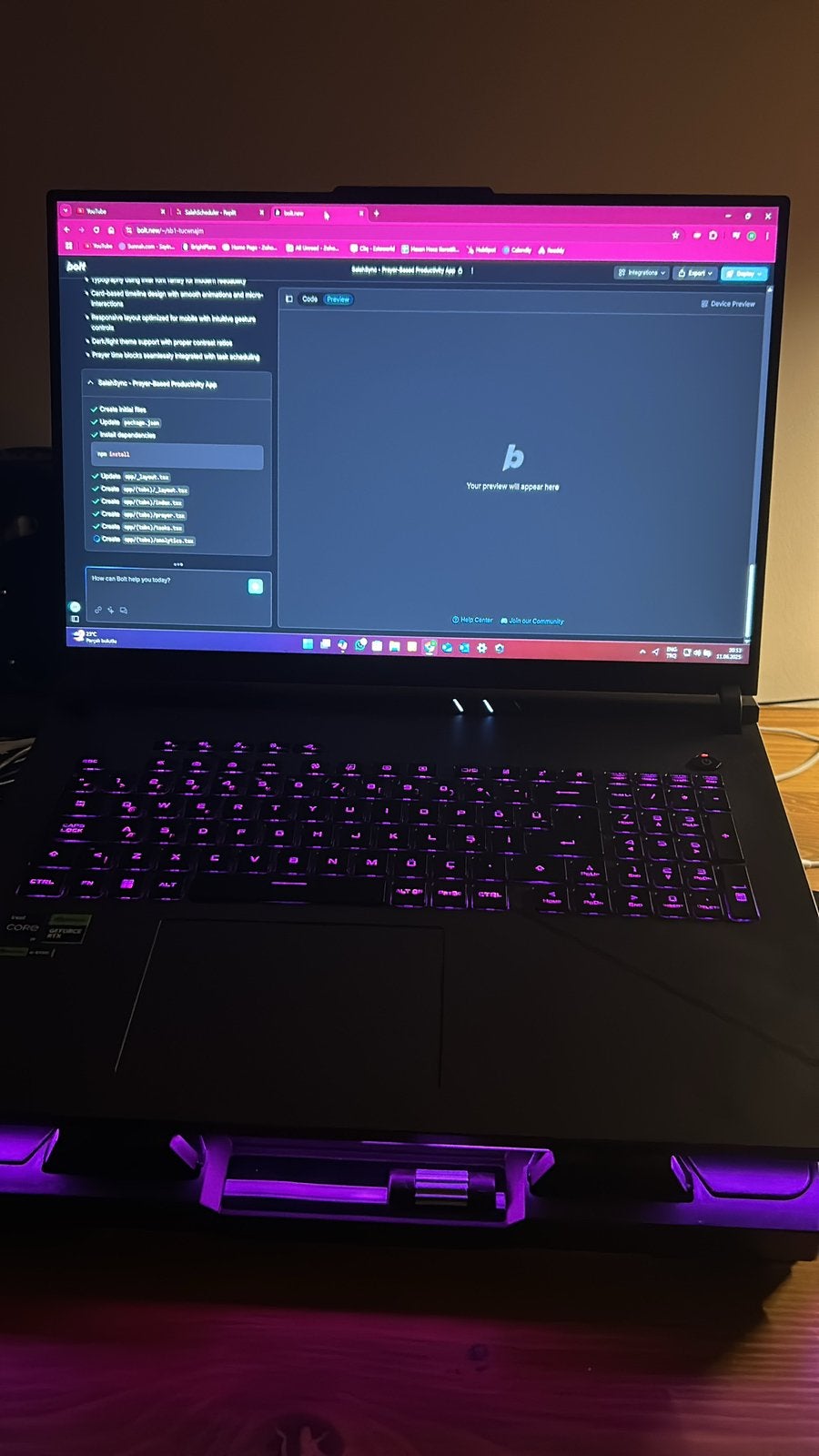 Asus Rog Strix G18 laptop rtx 4080 (2024), Ophalen, Met videokaart, Zo goed als nieuw, Gaming