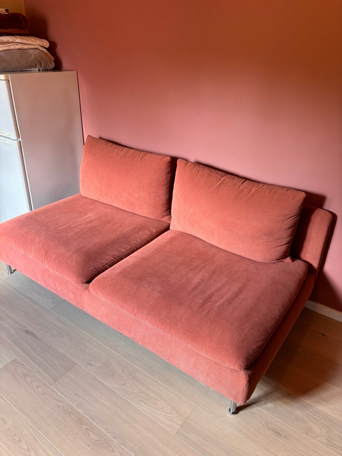 Oranje zetel IKEA, 75 à 100 cm, 150 à 200 cm, Scandinavisch, Comme neuf