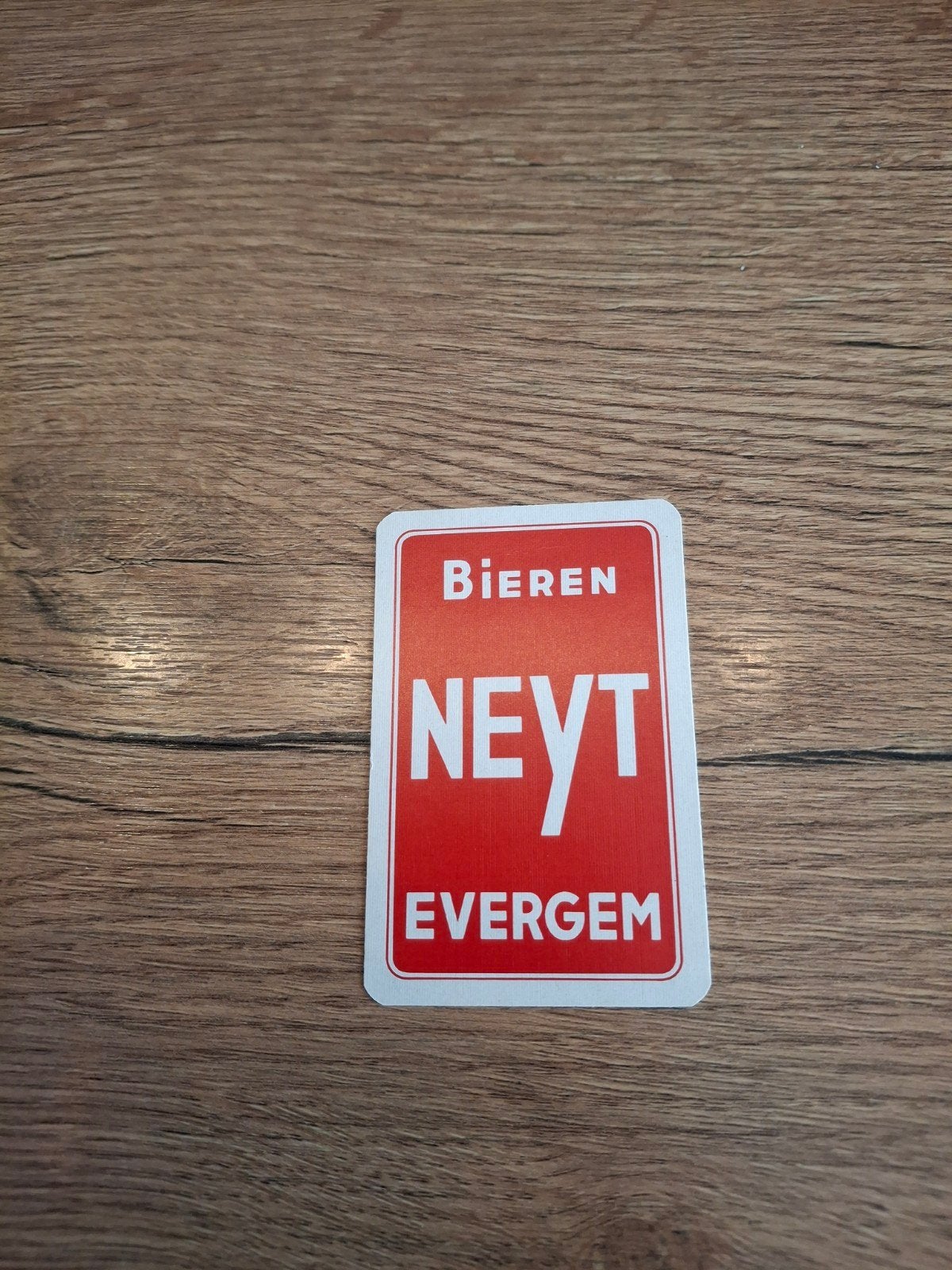 Oude speelkaart bieren neyt evergem, Ophalen of Verzenden