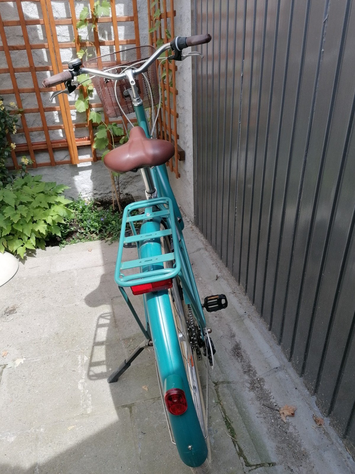 Damesfiets met 6 versnellingen, Ophalen