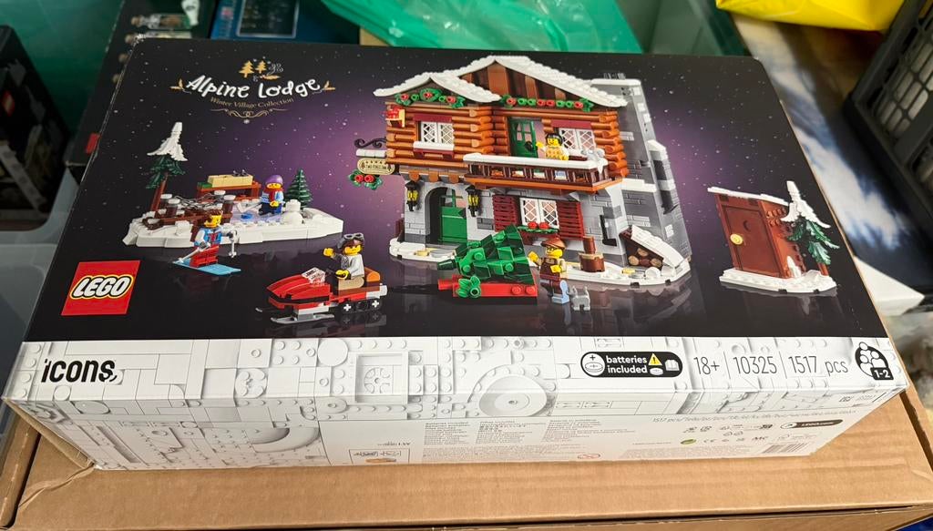 LEGO 10325 Icons Skihut, Ophalen, Zo goed als nieuw, Lego