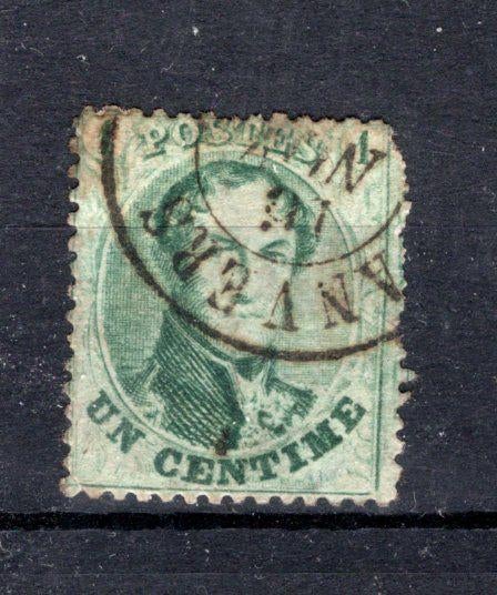 (B) 13 gestempeld 1863 - Getande medaillons - 6, Ophalen of Verzenden, Gestempeld, Gestempeld