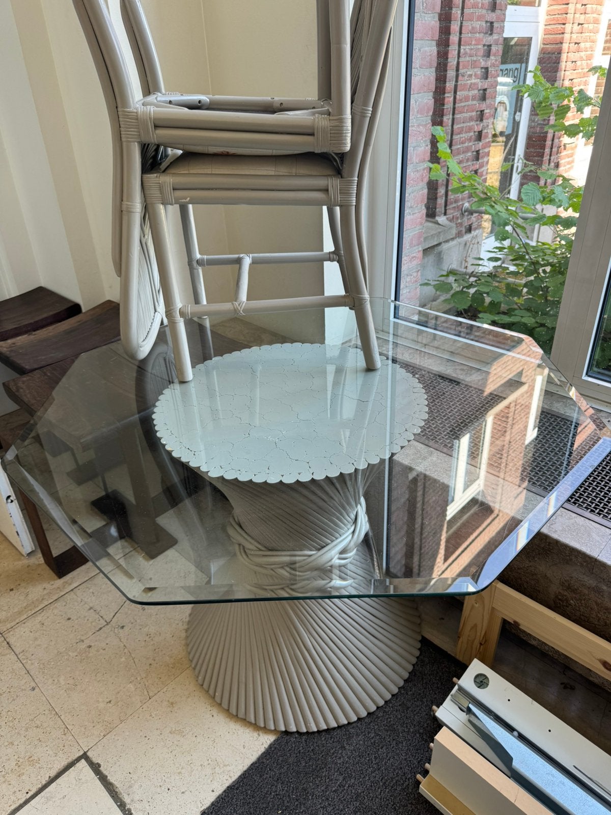 Tafel en stoelen, Ophalen, Gebruikt
