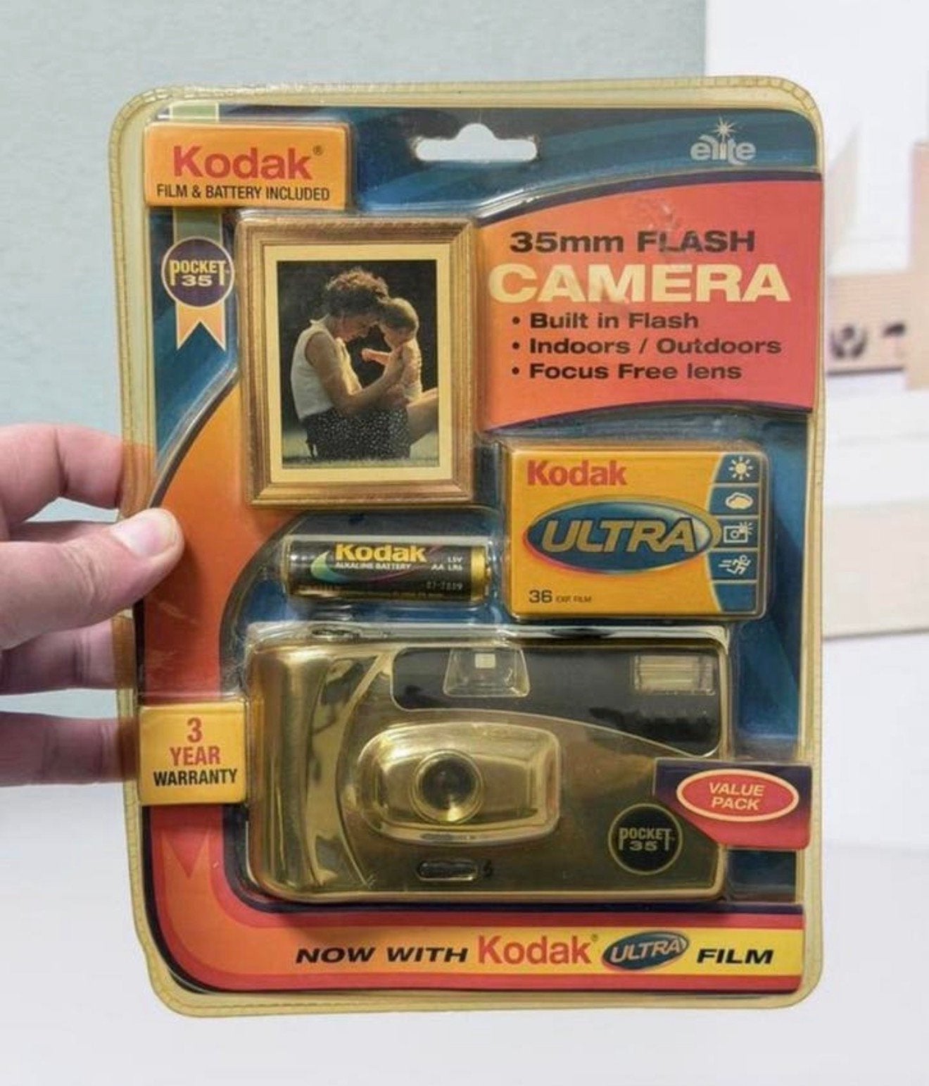 Kodak 35mm Flash Camera – Vintage 2001 – Nieuw & Sealed !, Audio, Tv en Foto, Fotocamera's Analoog, Nieuw, Compact, Kodak, Ophalen of Verzenden