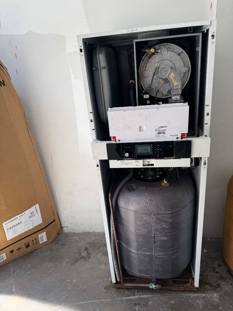 Chaudière Viessmann Vitodens 222-F, Chaudière CC ou Chaudière combinée, Moins de 60 cm, Enlèvement, Utilisé