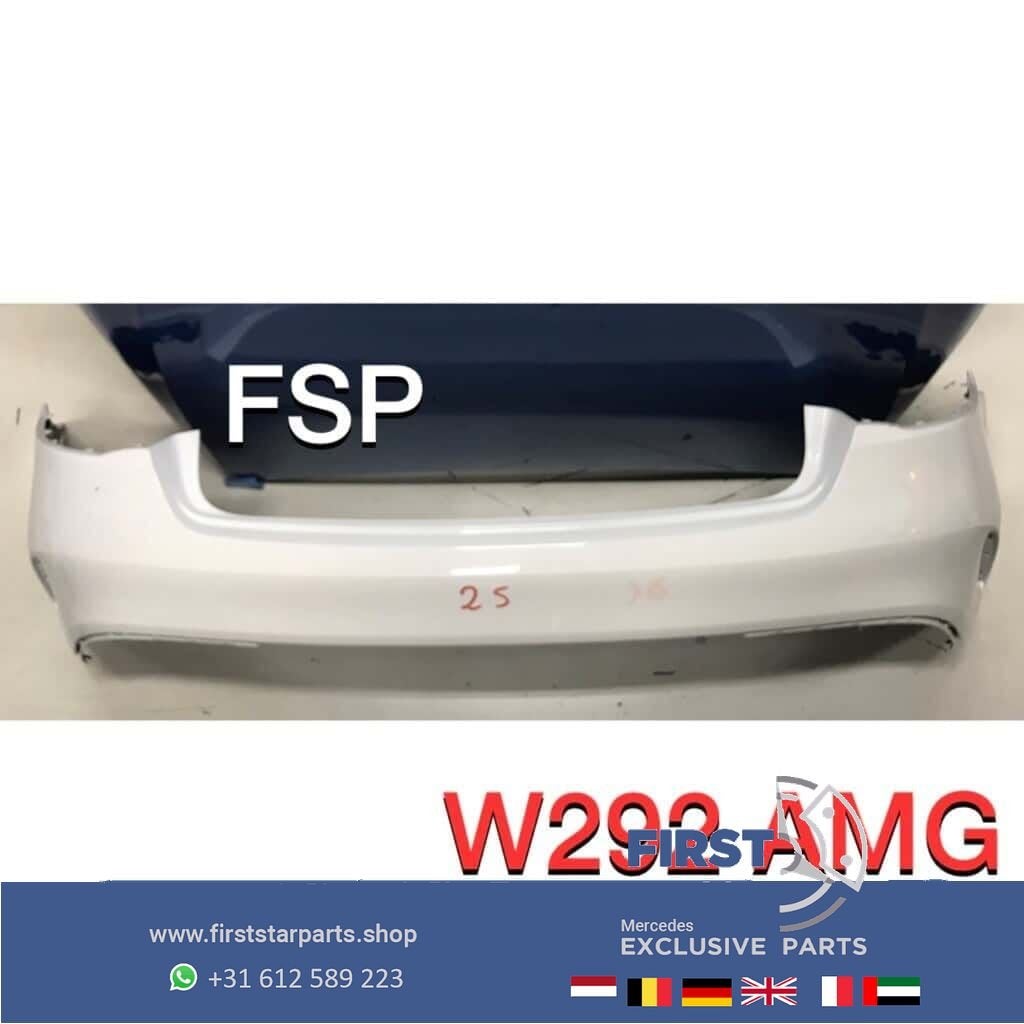 W292 GLE Coupé AMG Achterbumper wit 292 origineel Mercedes, Arrière, Utilisé, -, -