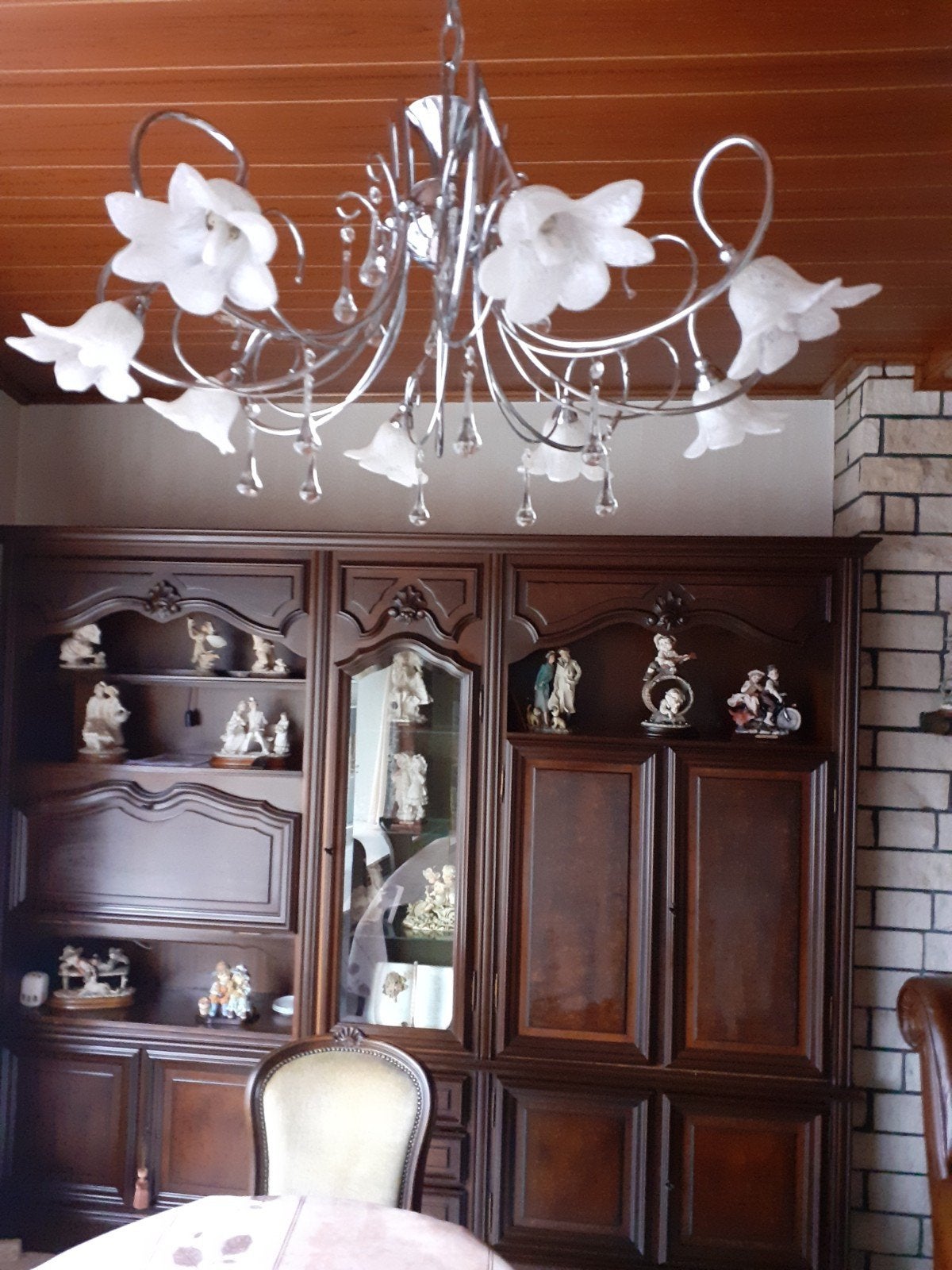 zeer mooie luster met ledlampen, Enlèvement, Comme neuf