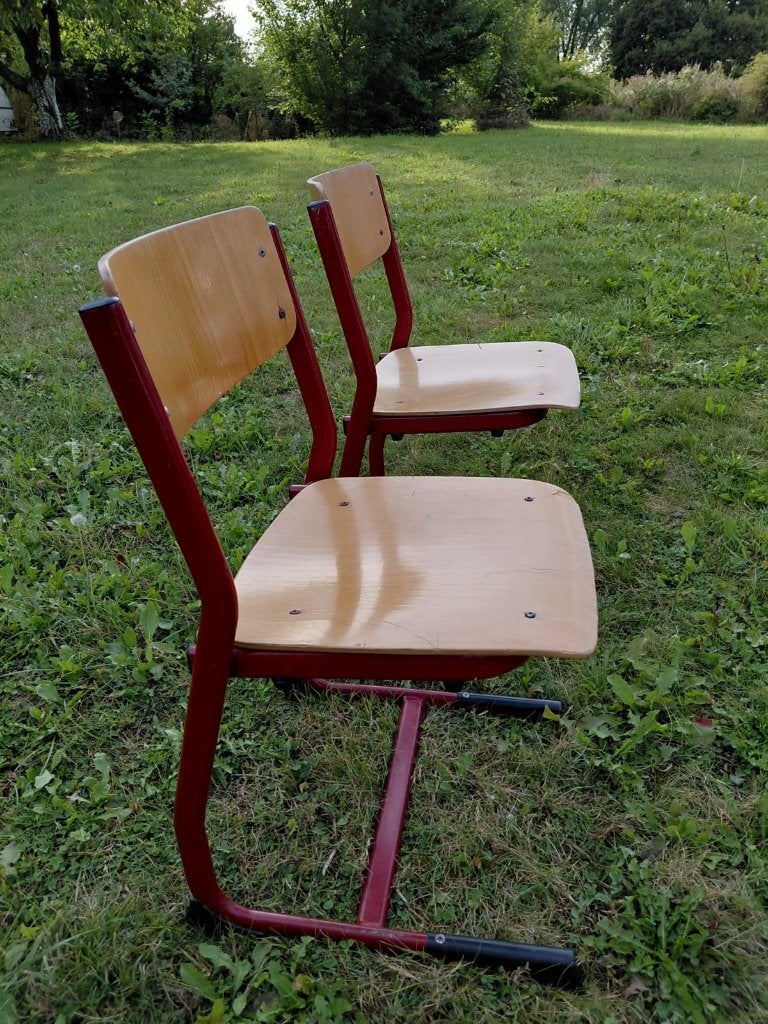 2 chaises de bureau d'école pour enfant, Maison & Meubles, Enlèvement, Utilisé, Chaise de bureau