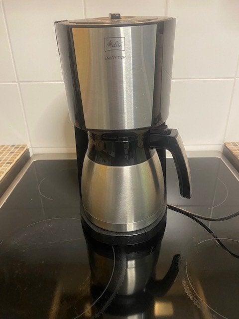 koffiezet met thermoskan, Elektronische apparatuur, Gebruikt, Koffiemachine, Gemalen koffie, Ophalen of Verzenden