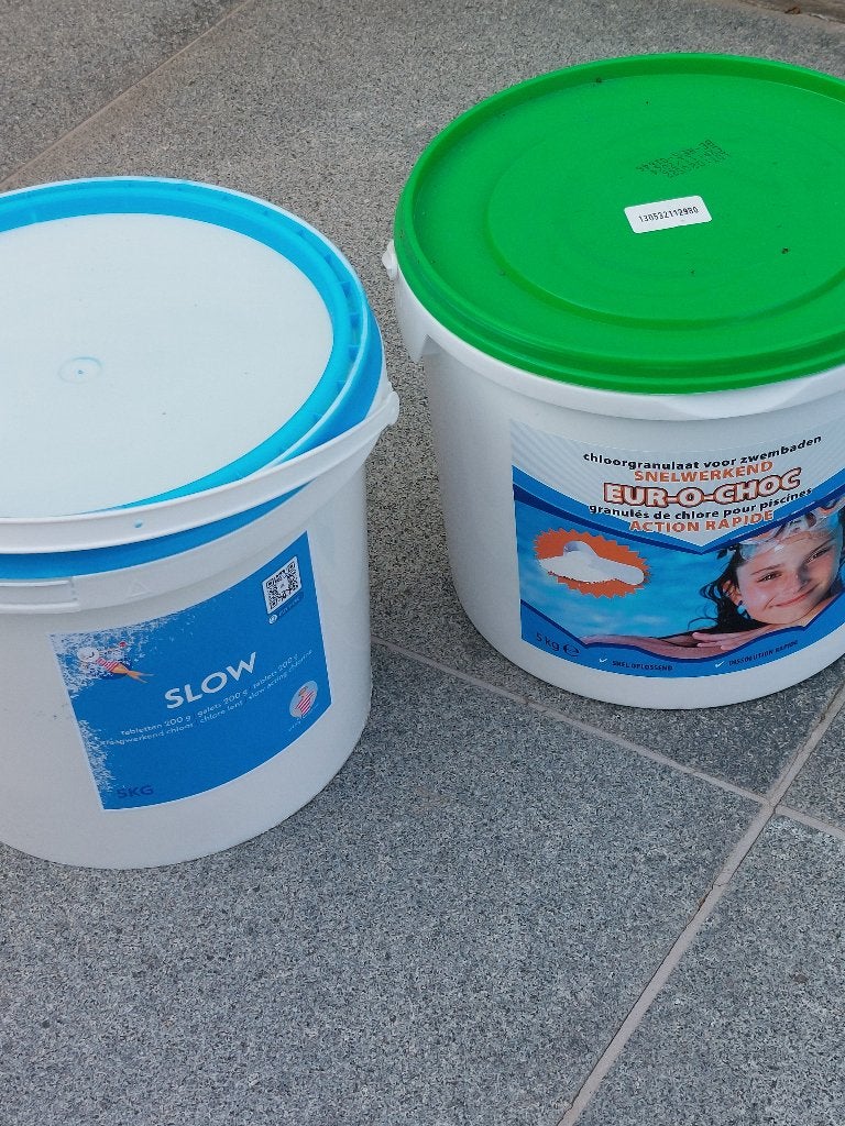 Chloortabletten en emmer snelchloor, Tuin en Terras, Ophalen, Nieuw, Reinigingsmiddel