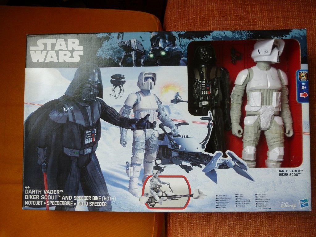 STARWARS VERZAMELDOOS"DARTH VADER/BIKER SCOUT"UIT 2016, Collections, Enlèvement ou Envoi, Neuf, Figurine