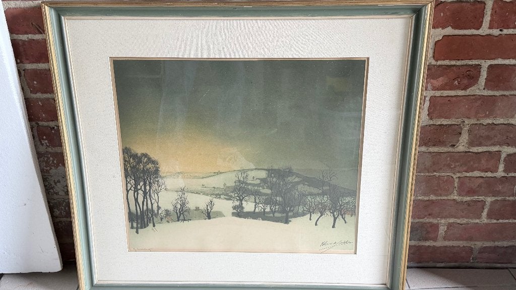 Schilderij Valerius De Saedeleer, Antiek en Kunst, Ophalen, Overige stijlen, Achter glas, Landschap
