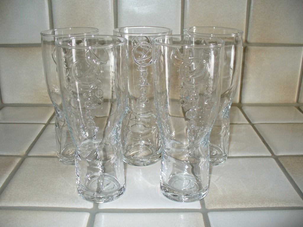 5 Glazen Pepsi, Enlèvement ou Envoi, Comme neuf, Verre à soda