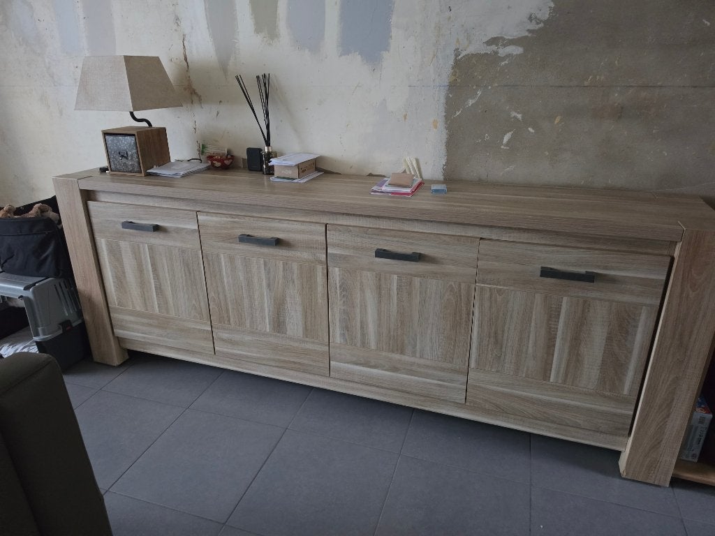 Dressoir, Ophalen, Gebruikt, 200 cm of meer, Met deur(en)
