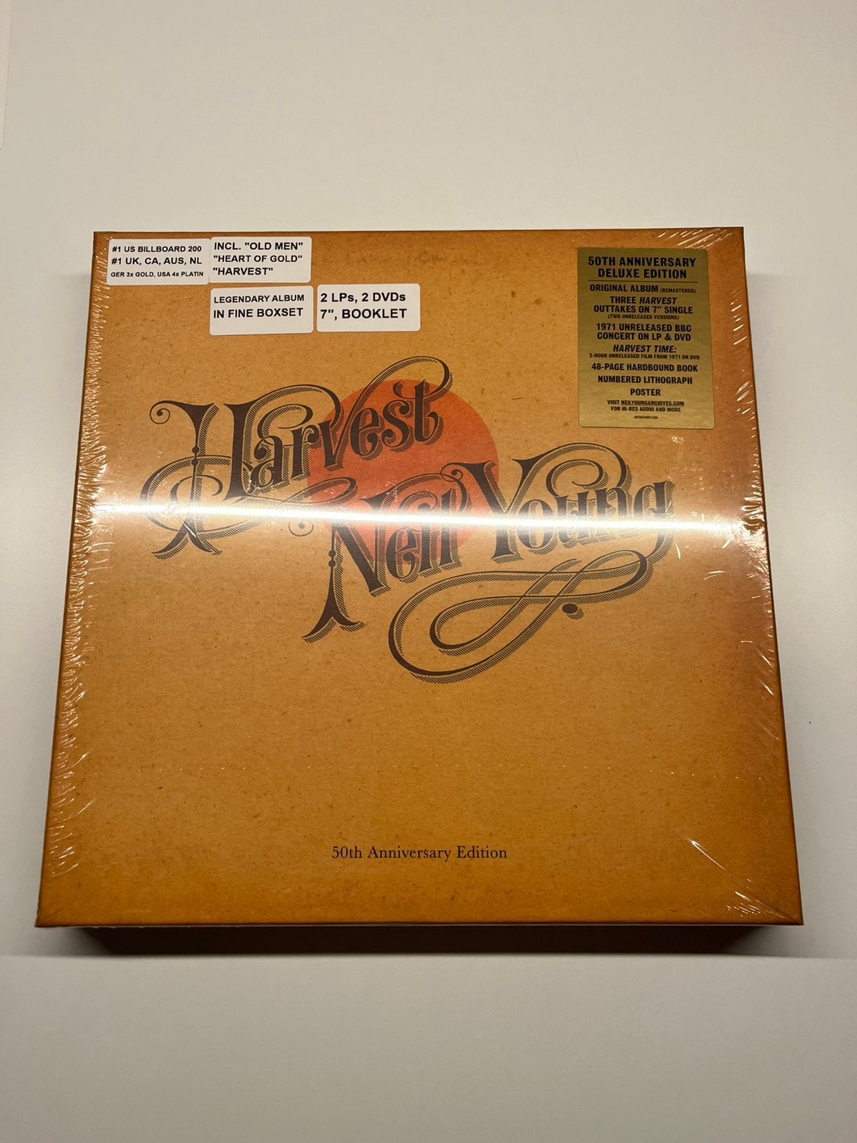 SEALED Boxset 50e verjaardag Harvest van Neil young, Boxset, Ophalen of Verzenden, Psychedelic Rock, Boxset