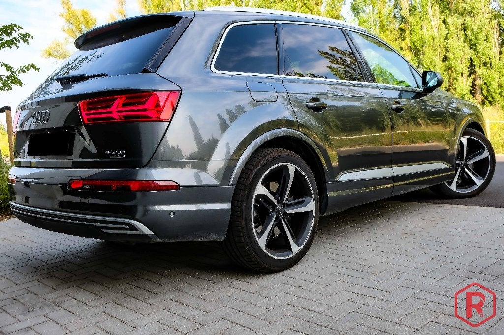 Audi Q7 e-tron 3.0 TDi V6 Quattro S line TVArécup., Autos, Cuir, Argent ou Gris, Achat, Euro 6