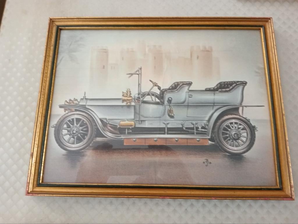 Set van 3 kaders, 34,5 x 27 cm., Antiek en Kunst, Ophalen