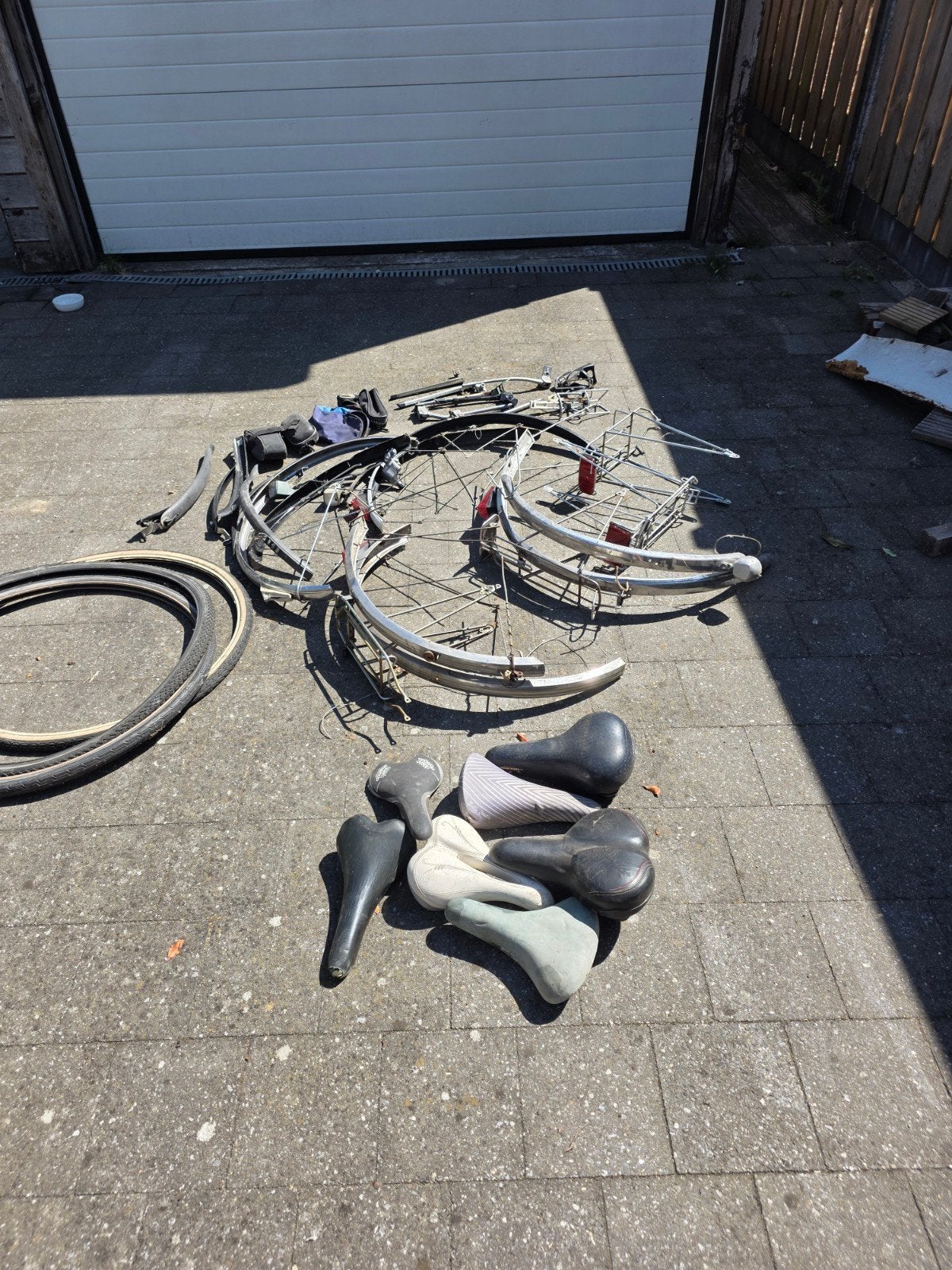 retro fiets onderdelen, Ophalen, Gebruikt