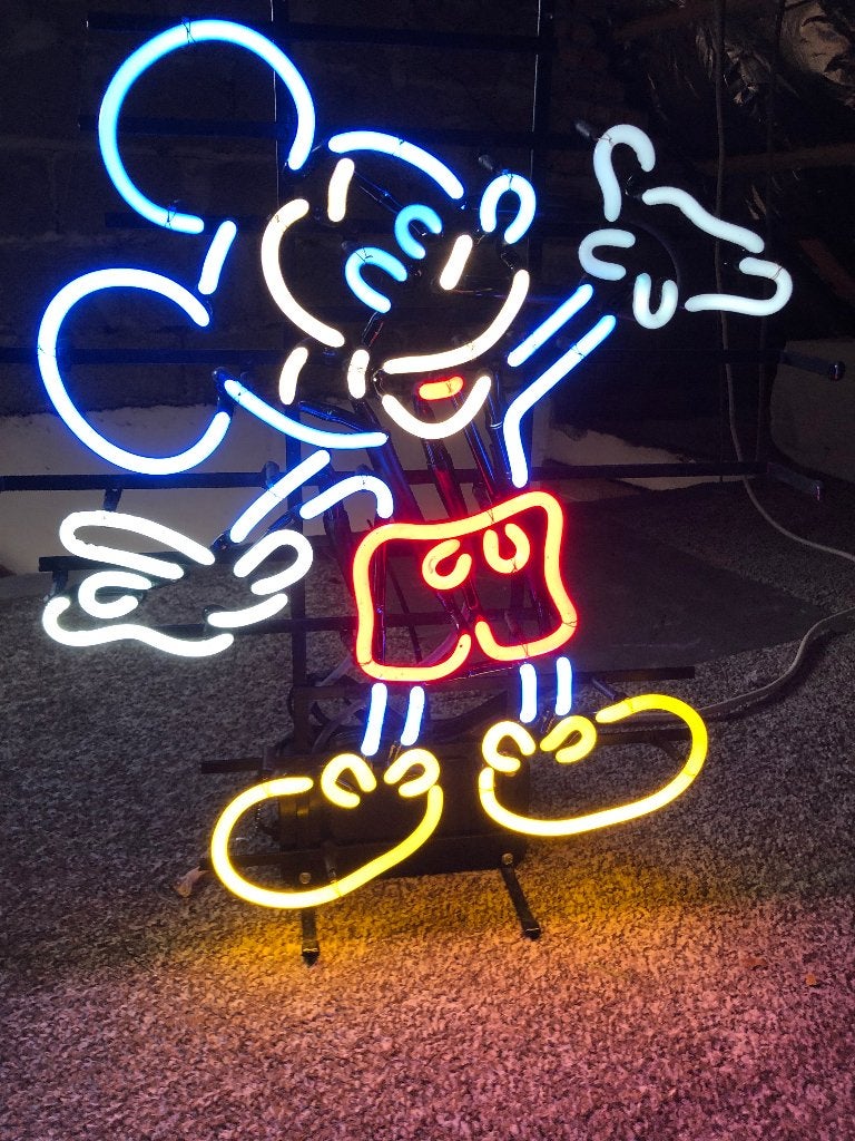 neon light Mickey Mouse Disney, Ophalen, Gebruikt, Lichtbak of (neon) lamp
