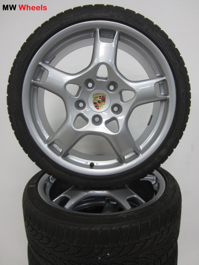 Porsche 19 inch Origineel velgen 911 997 4 - 4S winterbanden, Auto-onderdelen, Banden en Velgen, 19 inch, Gebruikt, 295 mm, -