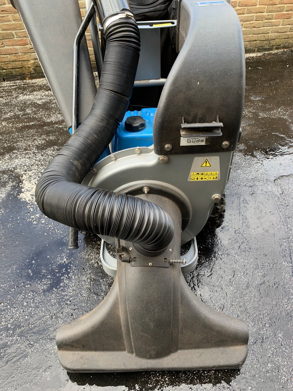 Aspirateur à feuilles Gude 6,5 CV avec déchiqueteuse, Jardin & Terrasse, Enlèvement, Comme neuf
