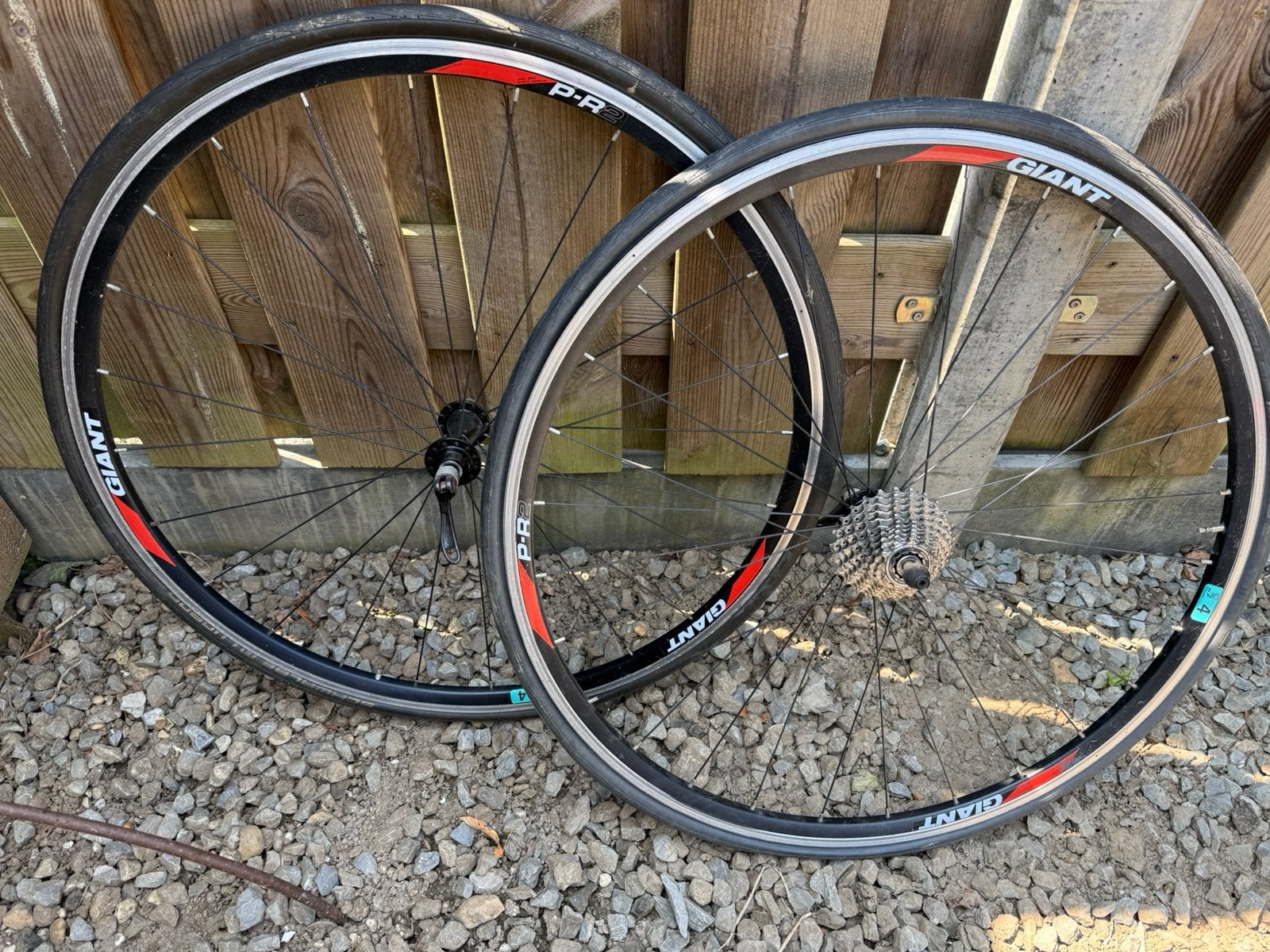 Zes wielsets te koop - velgrem, Fietsen en Brommers, Ophalen, Velgrem, Giant