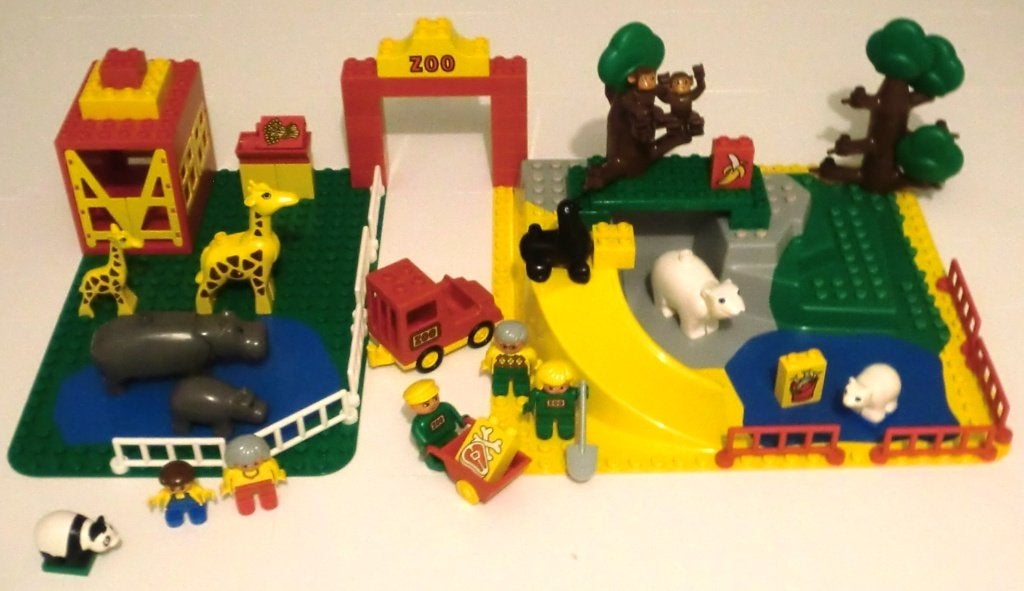 Duplo lego vintage - zoo set 2669., Kinderen en Baby's, Speelgoed | Duplo en Lego, Gebruikt, Ophalen of Verzenden, Duplo, Complete set