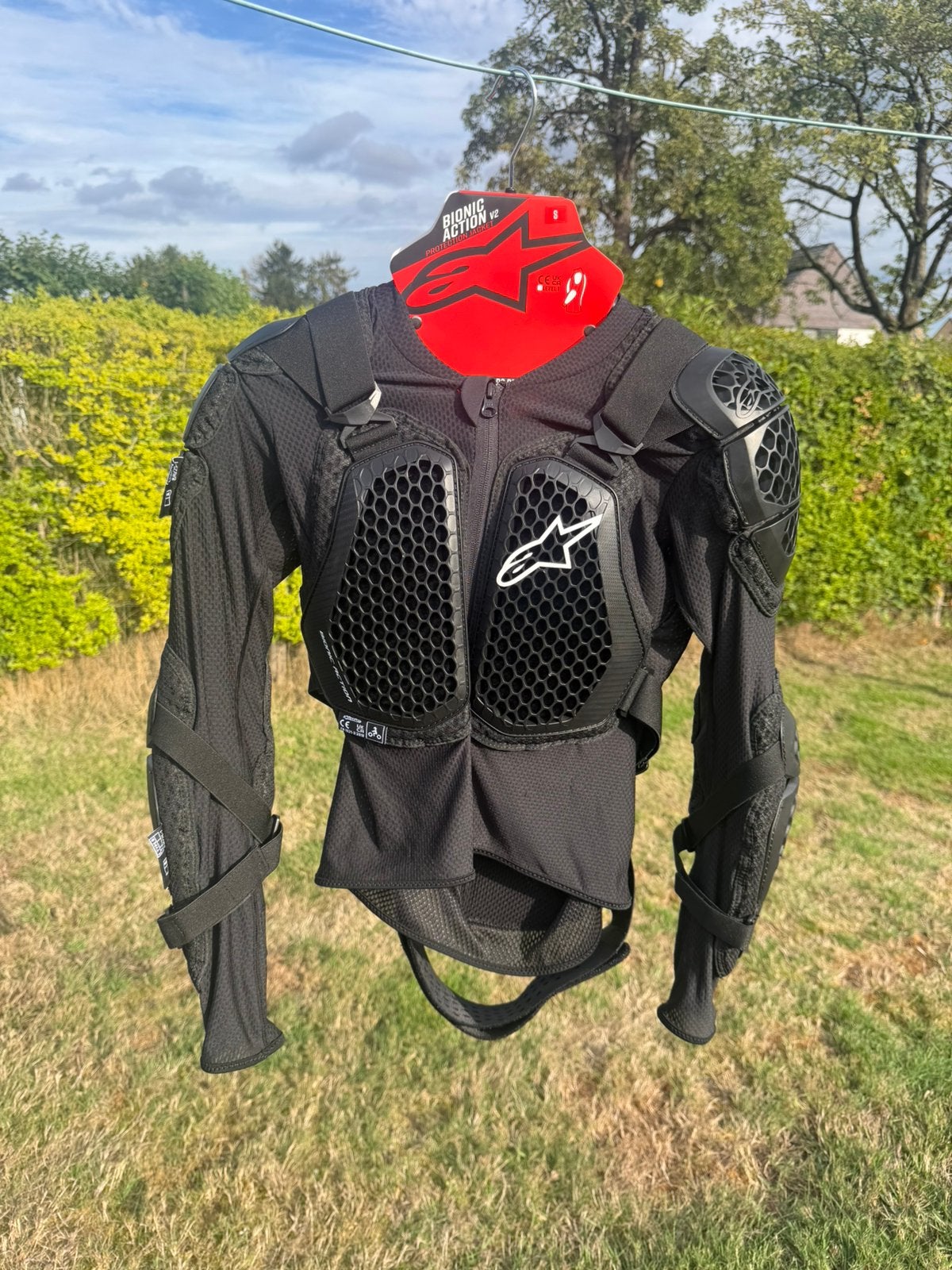 Alpinestars Safety Jacket Bionic Action V2 Black, Enlèvement ou Envoi, Neuf, sans ticket