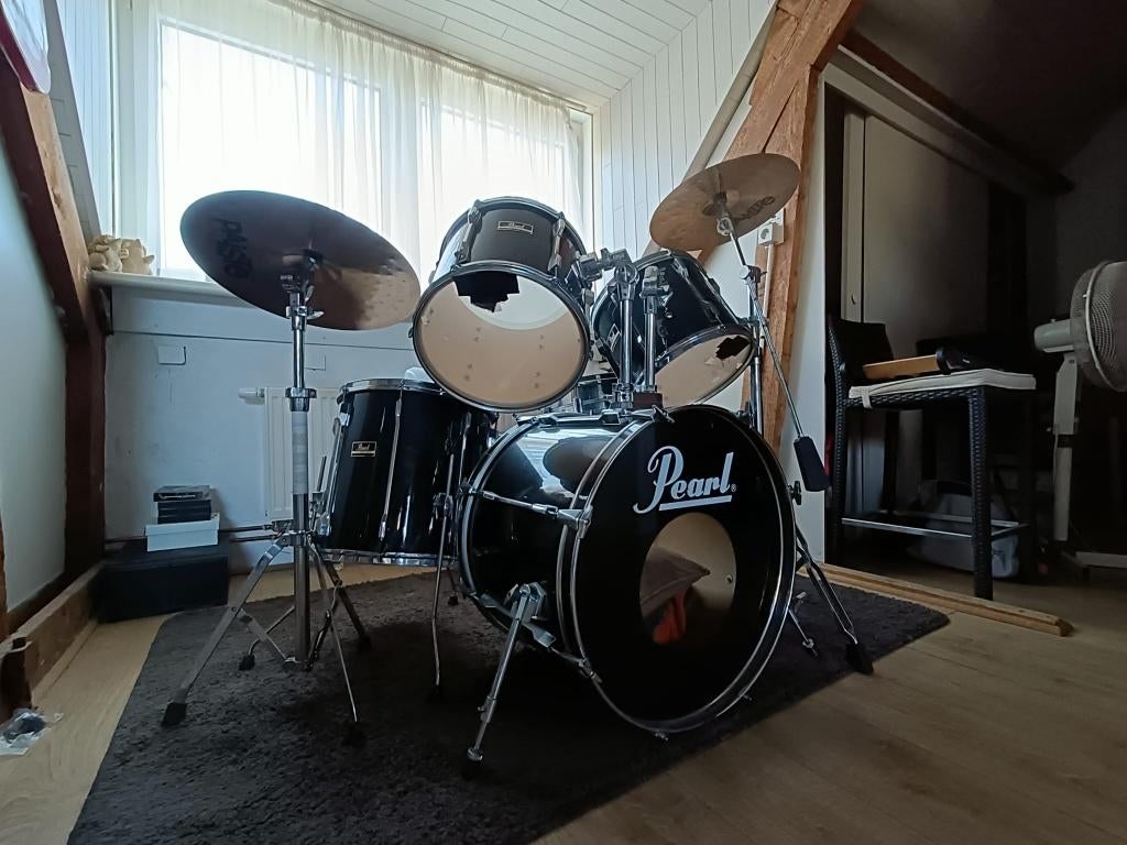 Pearl drumstel, Musique & Instruments, Batteries & Percussions, Enlèvement, Utilisé, Pearl