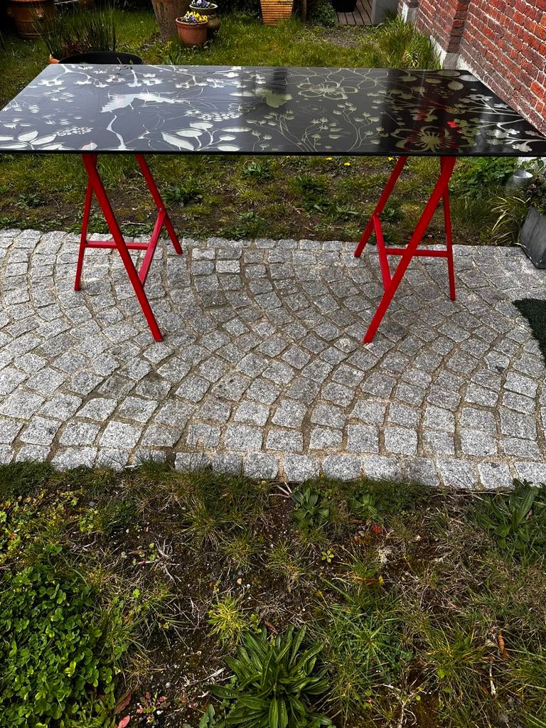 TAFEL, Tuin en Terras, Ophalen, Zo goed als nieuw, Rechthoekig, Overige materialen