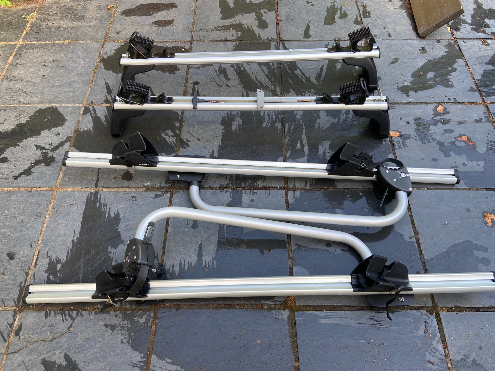 BMW Dakdragers + fietsendragers, Ophalen, Gebruikt