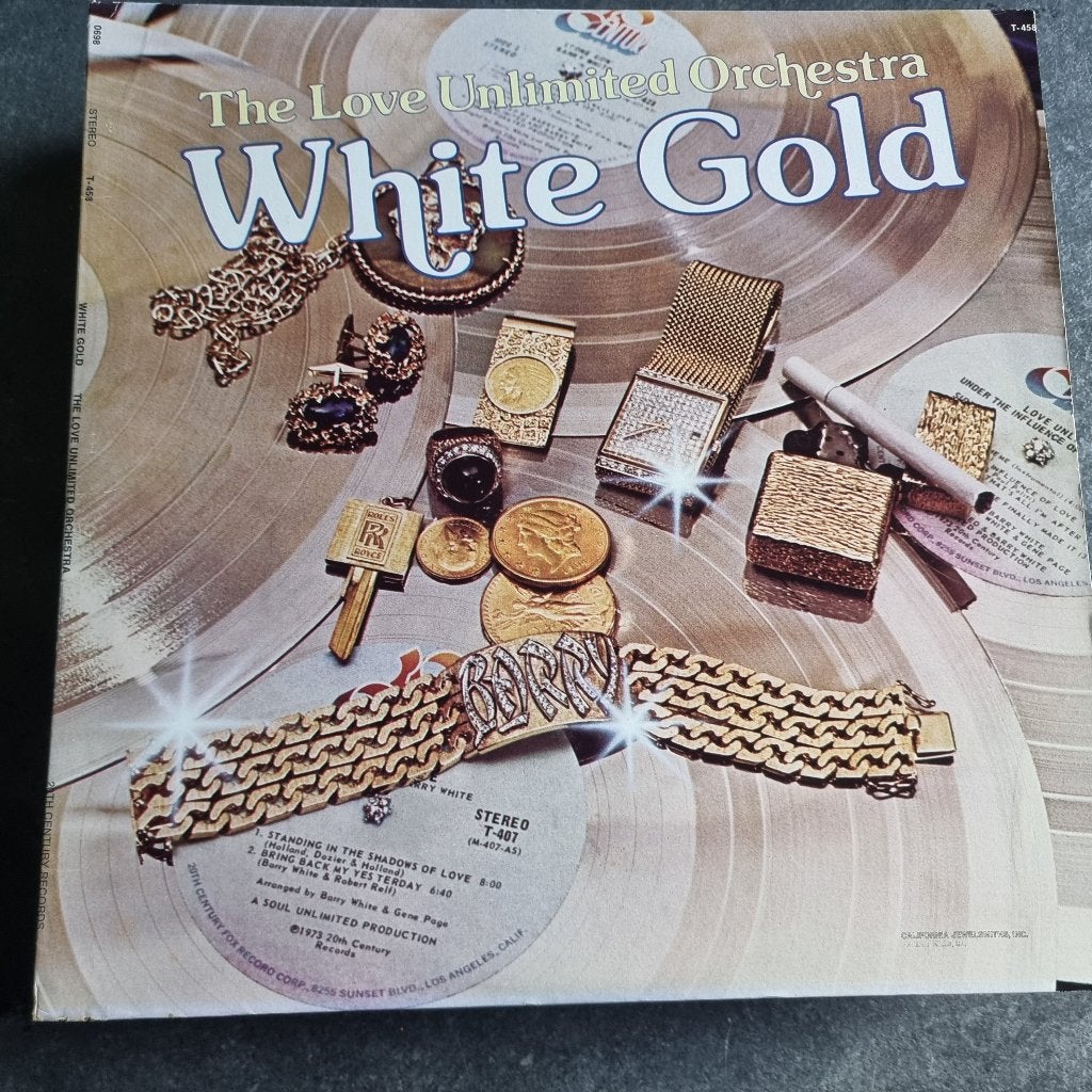 LP The Love Unlimited Orchestra – White Gold, CD & DVD, Enlèvement ou Envoi, Utilisé, Soul, LP