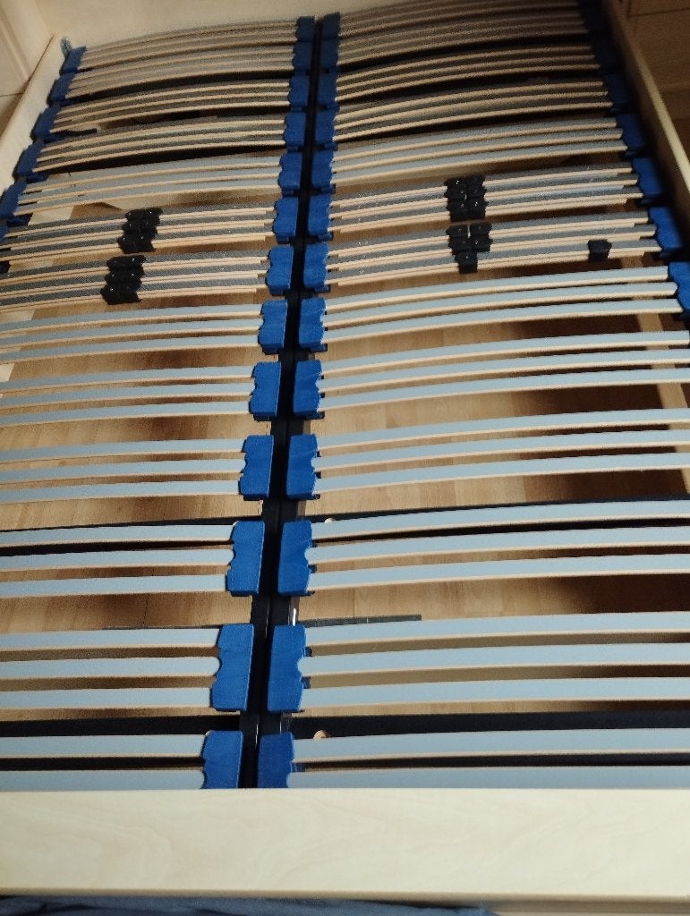 Boxspring, Ophalen, 70 cm of minder, Tweepersoons, Zo goed als nieuw