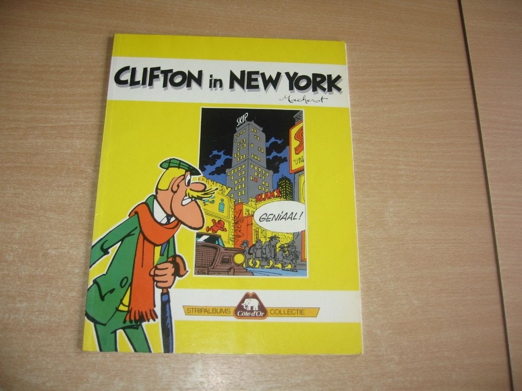 Clifton in New York - Reclame uitgave Côte D'or - 1e dr 1987, Livres, BD, Enlèvement ou Envoi, Une BD, Utilisé, R. Macherot