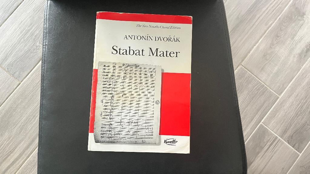 Partition Stabat Mater - Antonin Dvorak-Novello, Musique & Instruments, Chœur, Enlèvement ou Envoi, Artiste ou Compositeur, Classique