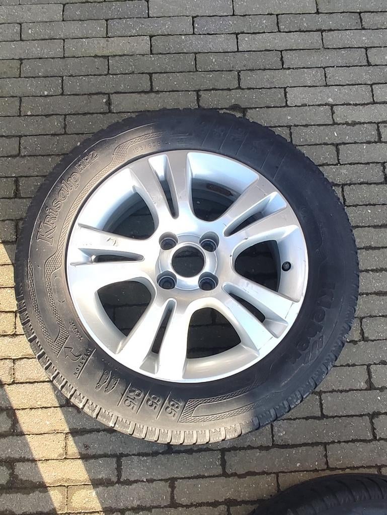 Velgen Opel Corsa met winterband, Auto-onderdelen, Banden en Velgen, Ophalen, Velg(en)