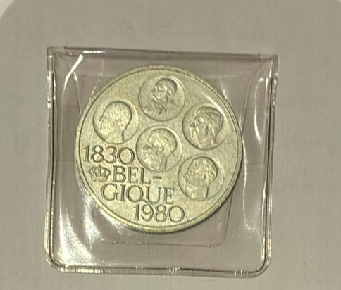 500 Frank 1980 - verzilverd -FR, Postzegels en Munten, Verzilverd, Zilver, Ophalen of Verzenden, Losse munt