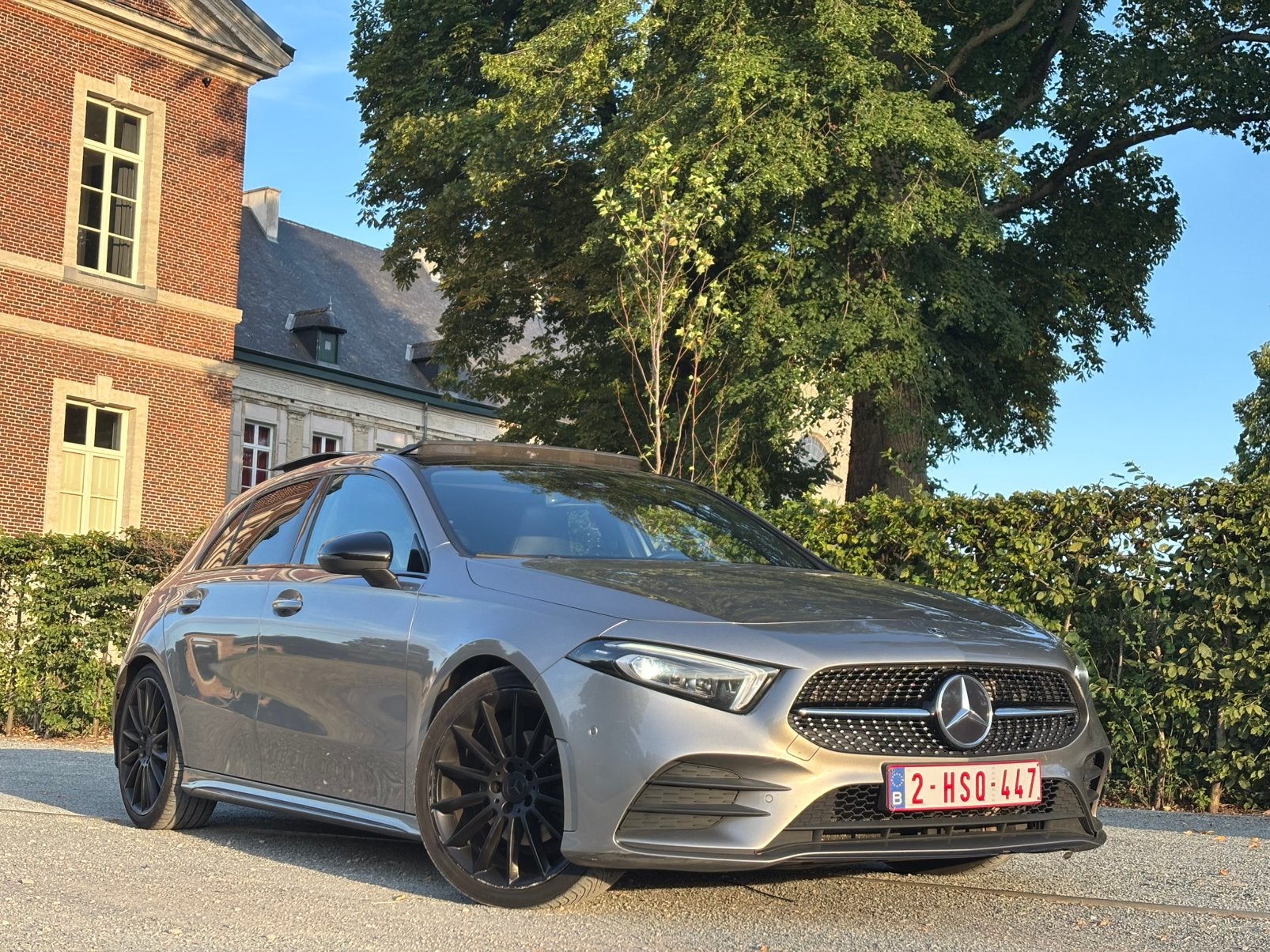 Mercedes A180 D 2019 full option, Auto's, 4 cilinders, Bruin, 109 g/km, 1445 kg