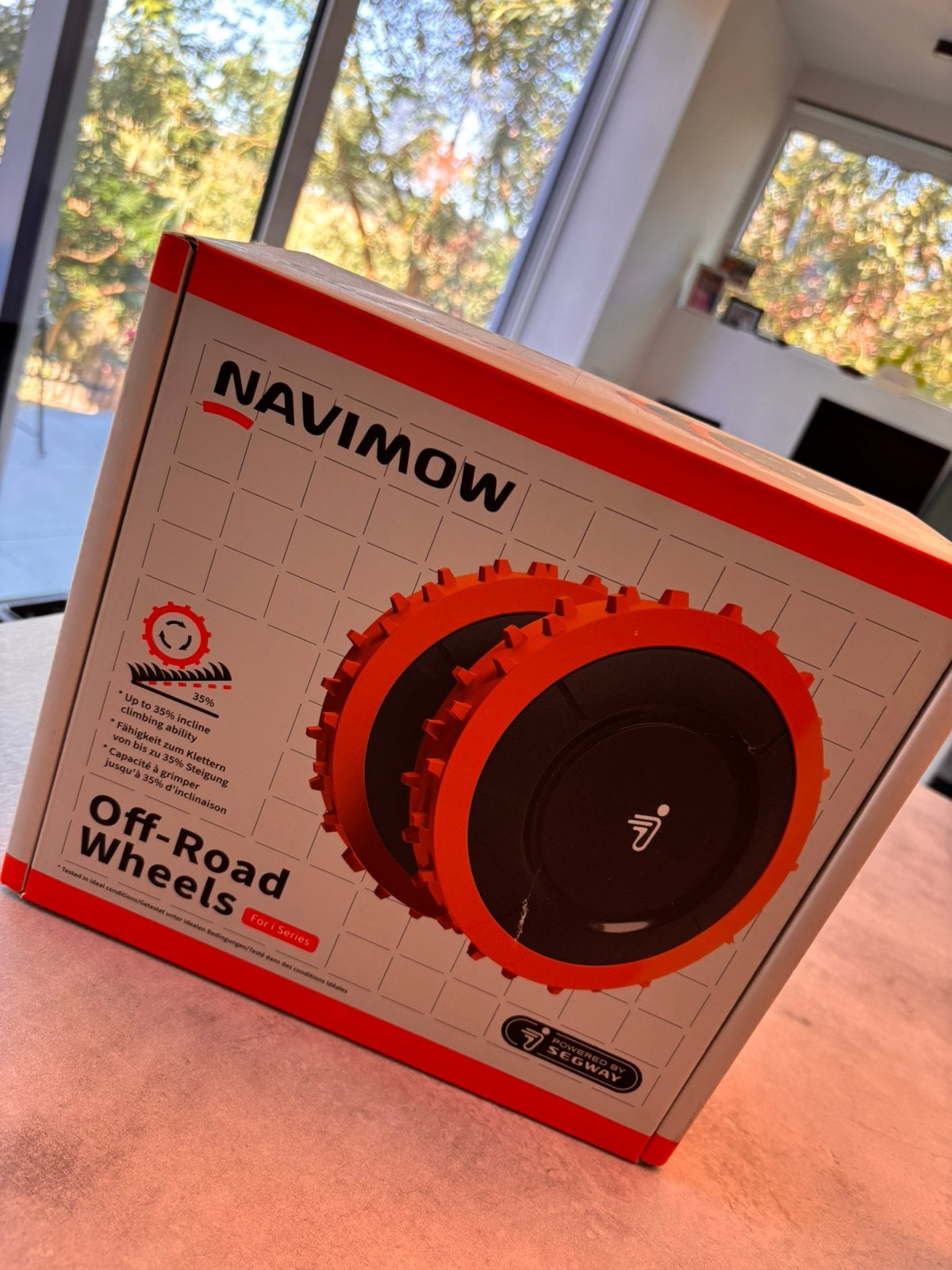 Segway Navimow off road wheels - alle terrein wielen, Ophalen, Zo goed als nieuw